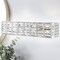 Jonathan Y Evelyn Crystal Rectangle 31.75" 4-Light Iron/Crystal Glam Modern LED Vanity Light, Chrome JYL7541A - alternate 9