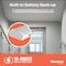 Bulbrite 2 ft. Integrated 5 Color Selectable LED Dimmable Wraparound Light W/ Battery Backup , 2300lm, White 773505 - alternate 4