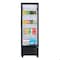 Koolmore 21 in. One Glass Door Commercial Display Merchandiser Refrigerator Cooler in Black, 8 cu. ft. KM-MDR-1GD-8C - alternate 1