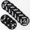 Nahanco Clothing Size Dividers, Round Black, White Print; 3MOS - 4T Kit 10 Sizes, 1 pc. each, 10PK CBWKIT5 - alternate 1