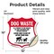 Signmission Dog Poop Shield Sign Dog Waste Is A Thre, 12 Inch X 12 Inch, Vinyl Decal SHI-D-12-374 - alternate 4