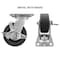 Hyw Products Heavy Duty Caster 5in Plastic Wheel, Swivel with Brake 40-50S-A1-HP-TB - alternate 3