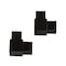 M-D Building Products 3/8 in. Satin Antique Bronze Aluminum Bullnose Square Dual Purpose Corner 32041 - alternate 3