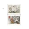 Homeroots Set Of Two Tiger Lily Dandy Lion 1 White Framed Print Wall Art, 2PK 407196 - alternate 3