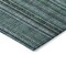 Homeroots 9' X 12' Teal Blue Aqua And Gray Striped Washable Indoor Outdoor Area Rug 616392 - alternate 5
