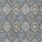 Homeroots 3' X 5' Gray Ivory And Navy Blue Floral Medallion Washable Indoor Outdoor Area Rug 614587 - alternate 6