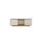 Homeroots 63in Oak And White Ribbed Texture Wood Enclosed and Open Storage TV Stand 724162 - alternate 6