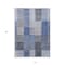 Homeroots 10' X 14' Denim Blue And Navy Blue Striped Washable Indoor Outdoor Area Rug 581694 - alternate 4