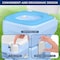 Serenelife 5.2 Gal Portable Camping Toilet For Adults, 100+ Flushes Porta Potty Camp Toilet with Detachable SLCATL200 - alternate 5