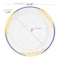 Smarty Had A Party White w/Blue and Gold Harmony Rim Plastic Dinnerware Set (120 Dinner Plates+120 Salad Plates), 240PK 600VP-CASE - alternate 6