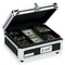 Vaultz Cash Box, Black/Chrome, Plastic/Steel IDEVZ01002 - alternate 1