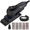 Wrightmaster 3A Corded 12.71 inx6. 02 in Brushless Sheet Sander with Variable Speed, Low Noise ZR-7307 - alternate 1