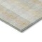 Homeroots 5' X 8' Ivory Beige And Tan Plaid Washable Indoor Outdoor Area Rug 613970 - alternate 6