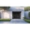 Vdomdoors Aluminum Double Doors Deux 6501 Black Enamel Opaque Black Glass 2 Sidelights Entry Modern Painted 1 DEUX6501DEXD-BLK-W16+72+16xH96-LH-O - alternate 3
