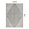 World Rug Gallery Modern Geometric Area Rug 7 ft 10 in x 10 ft Cream WR91CREAM8X10 - alternate 4