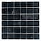 Apollo Tile Vigoro 12x12 Nero Marquina Marble Polished Black Mosaic Wall and Floor Tile, 5PK APLTRK8854A - alternate 1