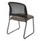 Office Star Products ProGrid Titanium & Black Visitors Chair, Sled Base, Dillon Grey 86725R-R103 - alternate 4