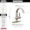 Delta Albion Single Handle Bathroom Faucet Spotshield Brushed Nickel 15855LF-SP - alternate 4