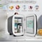 Hansburg Mini Fridge for Car Bedroom Skincare Cooler Warmer Portable 4 Liter/6 Can with 12v AC/DC/USB Black MF-4-Black - alternate 2