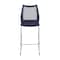 Flash Furniture HERCULES Series Navy Stack Bar Stool with Air-Vent Back and Gray Powder Coated Sled Base, 3PK 3-RUT-498A-BS-NV-GG - alternate 3