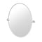 Gatco Waterline 32" Frameless Oval Mirror, Chrome 5589LG - alternate 1