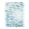 Apollo Tile Verre 10.63 in. x 11.7 in. Matte Blue Glass Mosaic Wall and Floor Tile 8.6 sq ft/case - 10 pack SEA88EL05AQA - alternate 3