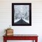 Homeroots All Roads lead Home winter lane Black Framed Print Wall Art 404988 - alternate 3
