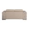 Homeroots 72in Cream and Silver Italian Leather Loveseat 720509 - alternate 8
