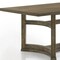 Homeroots 88" Oak Wood Trestle Base Dining Table 631288 - alternate 5