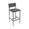 Bfm Seating Meghan Counter Height Stool, Grade 4 Upholstered Seat & Back - Steel Frame - Sand Black Finish JS33HM2186-2186SB - alternate 1