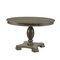 Homeroots 48" Gray Wood Pedestal Base Round Top Dining Table 631273 - alternate 5