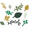 Teacher Created Resources Green and Gold Paper Leaves, 40-Piece Set, 3PK 8557 - alternate 2