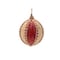 Homeroots Set of Four Red And Natural Woven Bamboo Ball Ornaments, 4PK 633365 - alternate 3