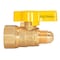 Brasscraft Eastman 3/8 in. Flare X 1/2 in. FIP Brass Gas Valve 60001B - alternate 6