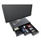 Mind Reader Perch Monitor Stand and Desk Organizer, 13.46in x 12.87in x 2.72in, Black/Silver MONSTA3D-BLK - alternate 10