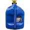 No-Spill Gas Can, Plastic, 5 gal, ViewStripe, Thumb-Controlled Fuel Spout, Blue, Kerosene, 1466 1466 - alternate 4