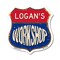 Signmission Logan's Workshop, 18 Inch X 18 Inch, Plastic Sign SHI-P-18-489-LOGAN - alternate 1