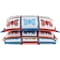 Lavish Home 2-Piece Twin Quilt Set Bedspread & Pillow Sham with Colorful Butterfly Pattern Lightweight Set 66-004-PRT-BT - alternate 1