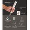 Supply Giant High Pressure Single Function Square Rainfall Showerhead, 2.5 GPM, 2in Face Diameter 74-927I-O - alternate 2