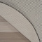 Homeroots 8' Ivory And Charcoal Round Geometric Indoor Outdoor Area Rug 552306 - alternate 4