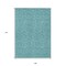 Homeroots 9' X 12' Teal Blue Black And Ivory Geometric Washable Indoor Outdoor Area Rug 596774 - alternate 7