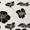 Homeroots 8' Ivory And Black Round Floral Washable Indoor Outdoor Area Rug 600008 - alternate 6