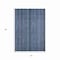 Homeroots 5' X 8' Blue Gray And Sky Blue Striped Washable Indoor Outdoor Area Rug 616365 - alternate 6