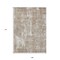 Homeroots 9' X 12' Taupe And Ivory Abstract Washable Indoor Outdoor Area Rug 598008 - alternate 5