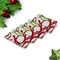Homeroots Set of Four Green and Red 100% Cotton 21" X 12" Washcloth Set, 4PK 571902 - alternate 1