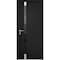 Vdomdoors Steel Door Cynex 6777 Black Stainless Inserts Single Modern Painted CYNEX6777EXD-BLK-W32 x H80-Right-hand Inswing - alternate 1