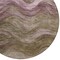 Homeroots 8' Taupe And Beige Round Abstract Washable Indoor Outdoor Area Rug 618186 - alternate 4