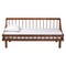 Baxton Studio Helio Mid-Century Modern Walnut Brown Finished Wood Twin Daybed 250-13550-ZORO - alternate 4