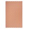 Homeroots 4' X 6' Coral And Ivory Geometric Indoor Outdoor Area Rug 554805 - alternate 5