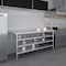 Amgood 30in D x 72in L Stainless Steel Table, Three Undershelves AMG WT-3072-3SH-Z - alternate 7